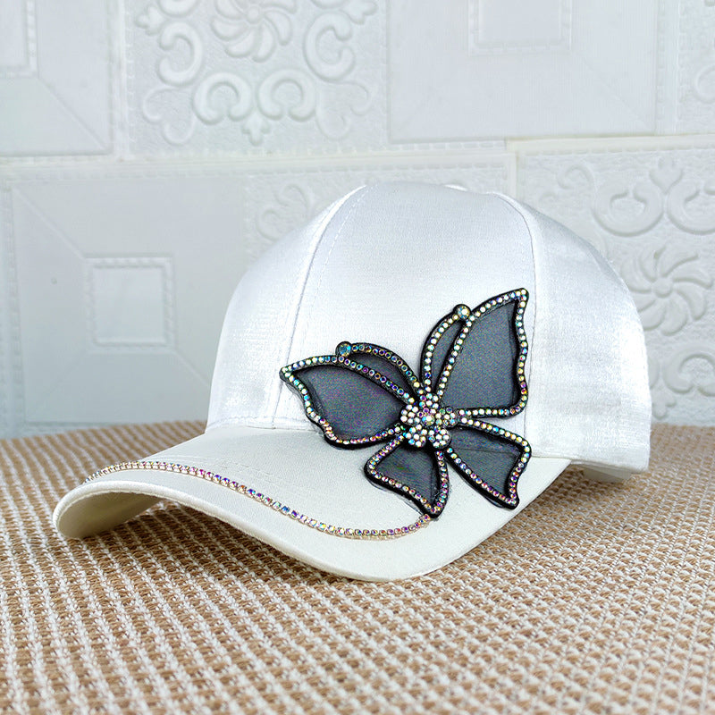 Perhonen kirkas strassi baseball-lippis