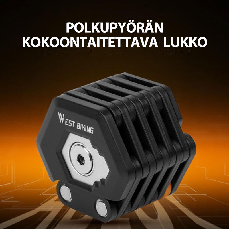 Vahva taitettava pyörälukko