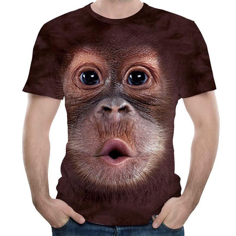 Hauska Gorilla 3D T-paita