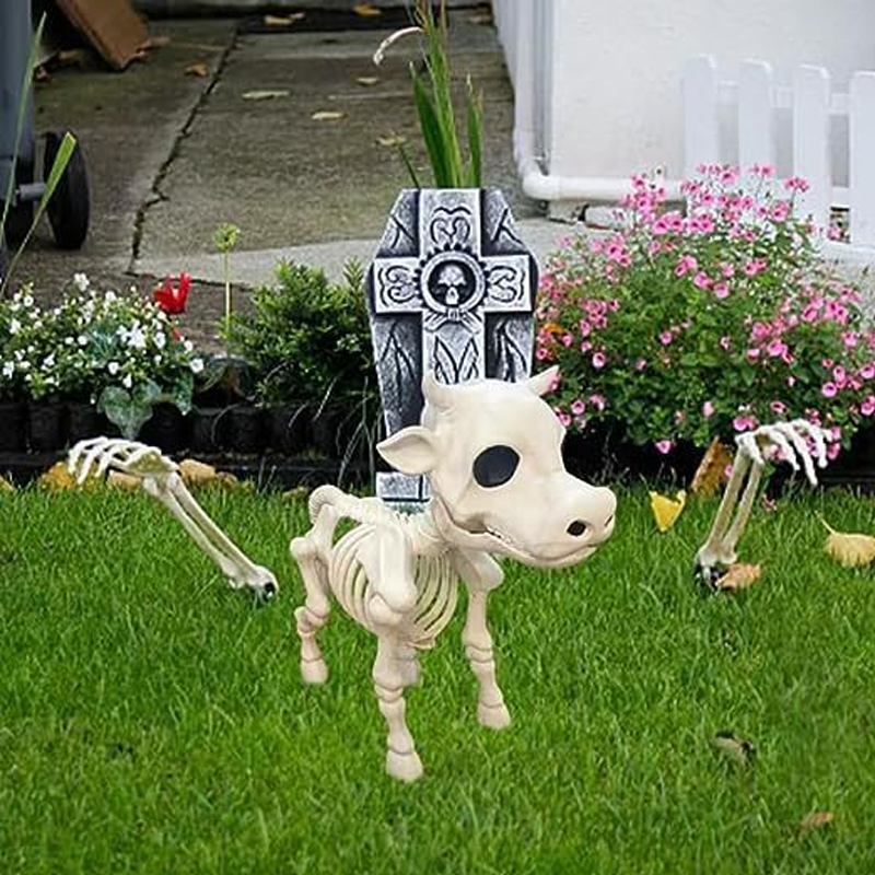 Lehmän luuranko Halloween-koriste