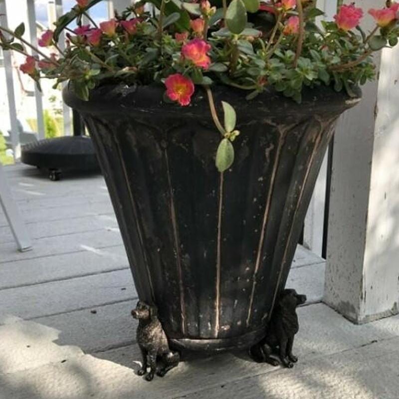 Eläinteemaiset kukkaruukkujen jalat (3 kpl)