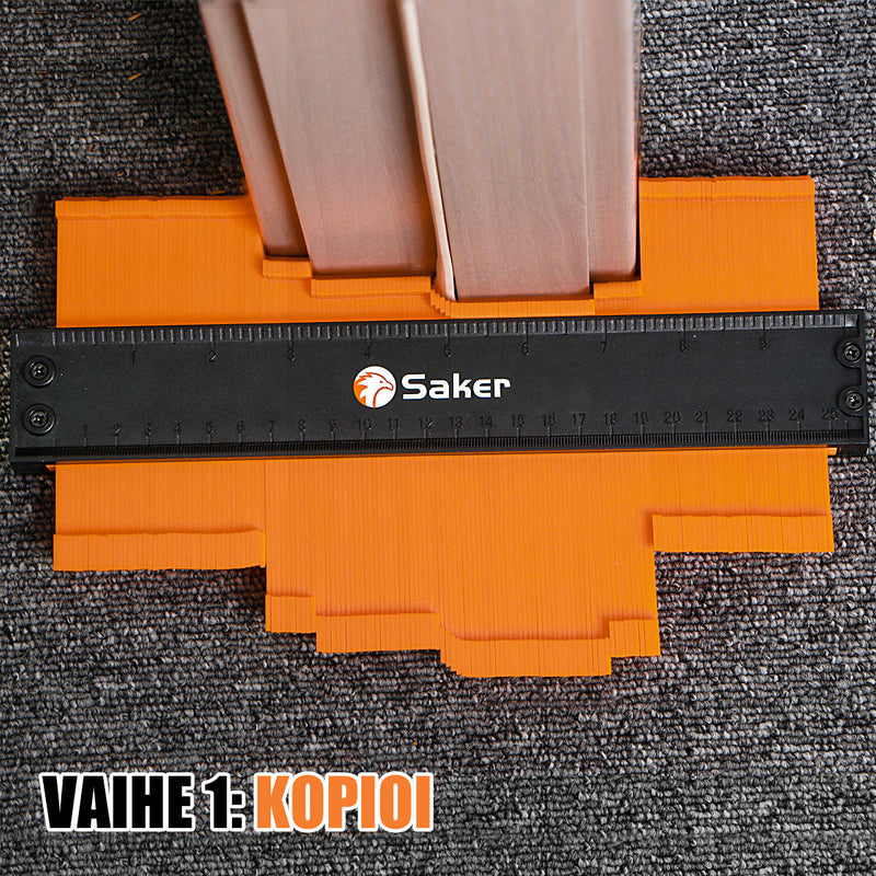 Saker® profiilityökalu ääriviivamittarilla