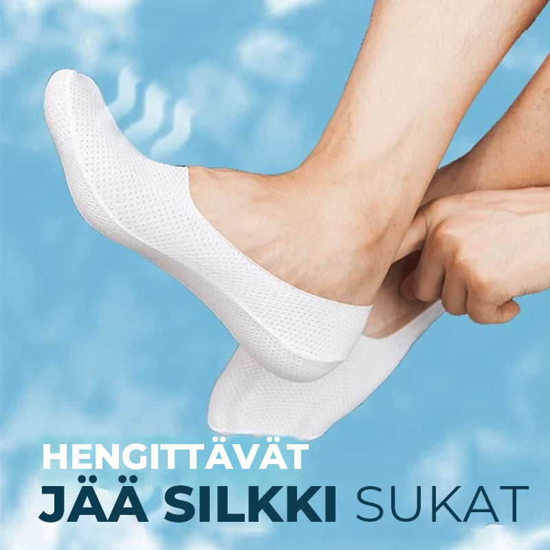 Hengittävät Jääsilkkisukat