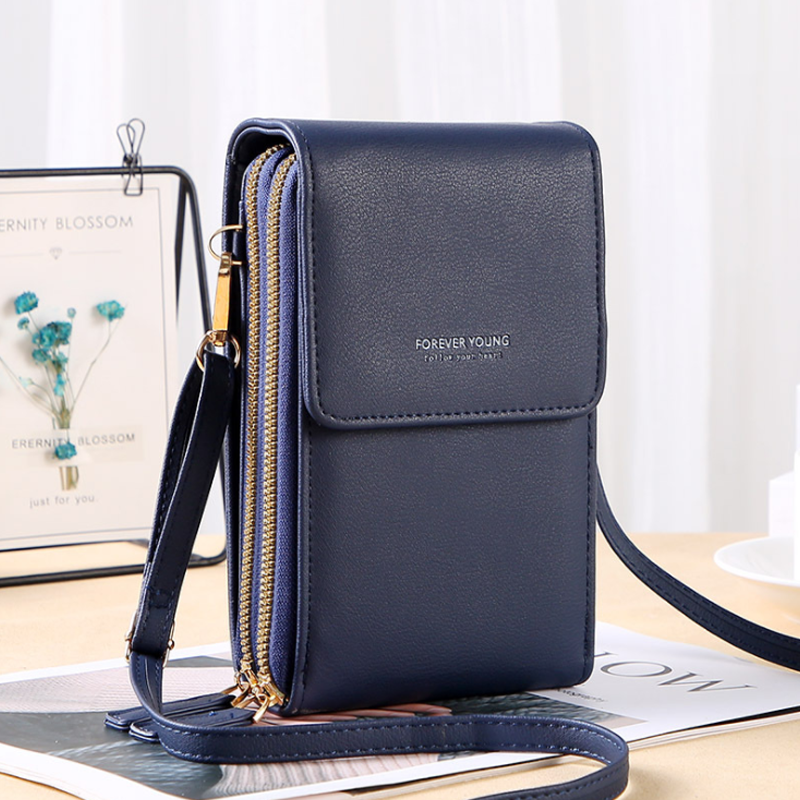 Crossbody kosketusnäyttö puhelinlaukku