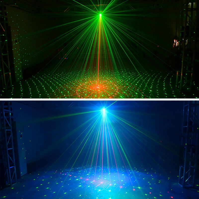 LED näyttämö laservalot