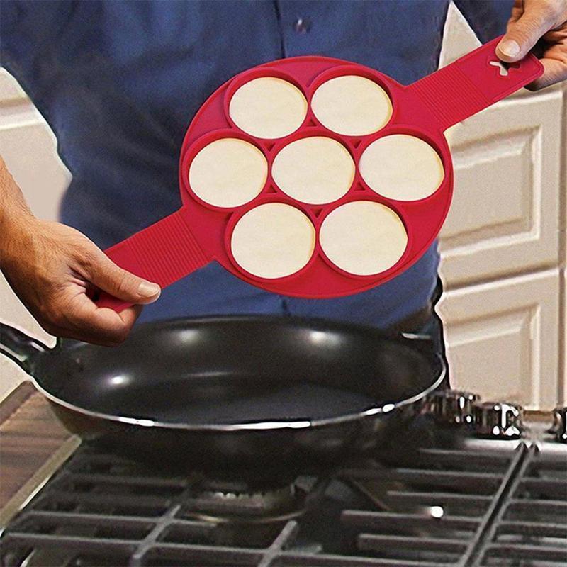 Tarttumaton silikoni pannukakkumuotti rengas