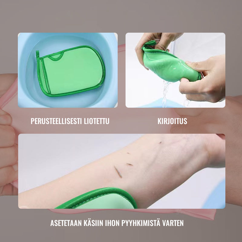 Super pehmeä kuoriva kylpykinnas