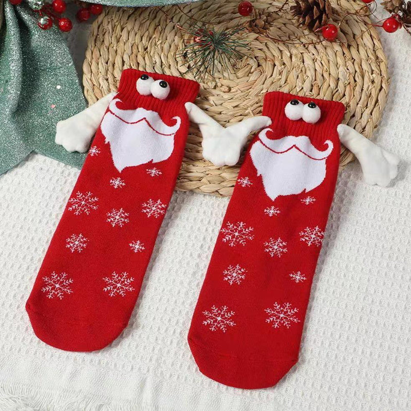 Joulun käsi kädessä -sukat
