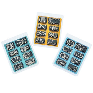 Metallinen palapelirengassetti