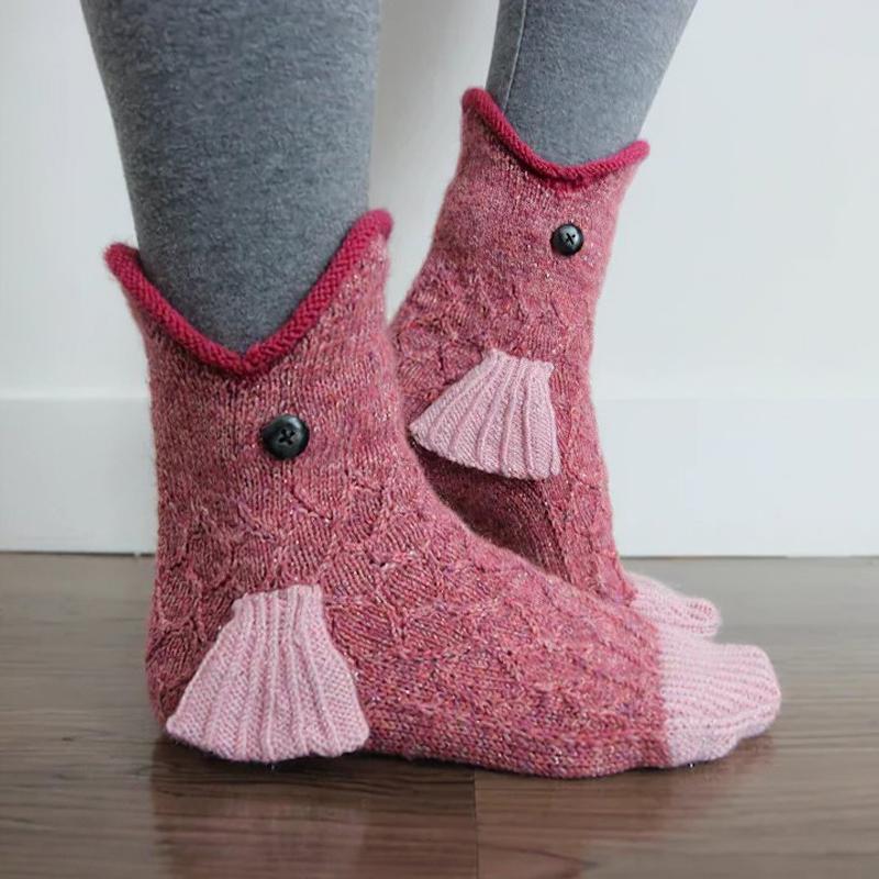 Neulesukat, 4 eläinhahmoa, Unisex