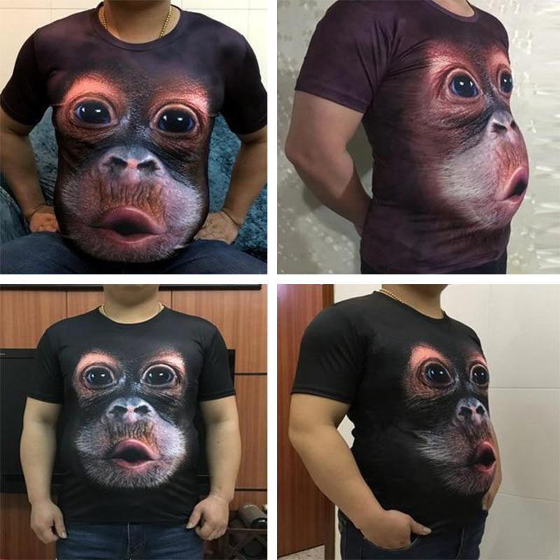 Hauska Gorilla 3D T-paita