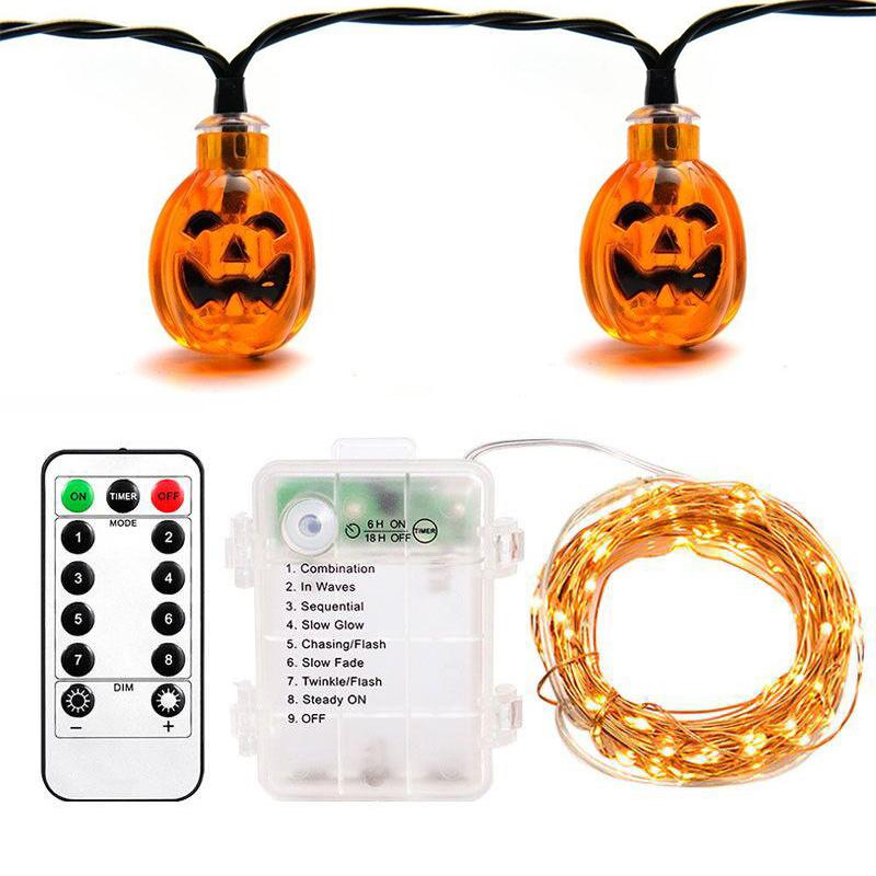Halloween-kurpitsa LED-valot