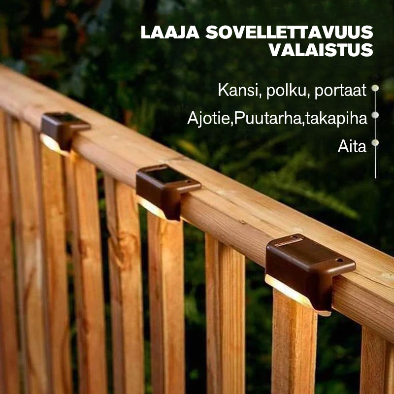 Aurinkoenergialla Toimivat Vedenpitävät Ulkovalot
