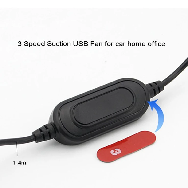 Universaali säädettävä USB-kaksoistuuletin