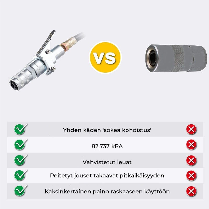 Rasvapistoolin liitin
