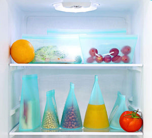 Uudelleenkäytettävät Silikoniset Ruoan Säilytyspussit