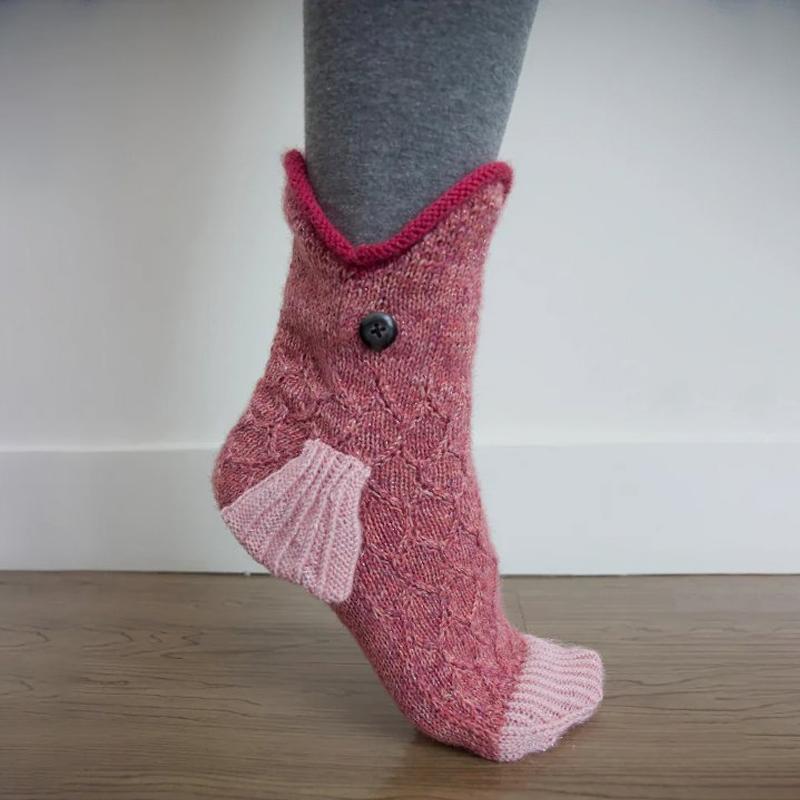 Neulesukat, 4 eläinhahmoa, Unisex