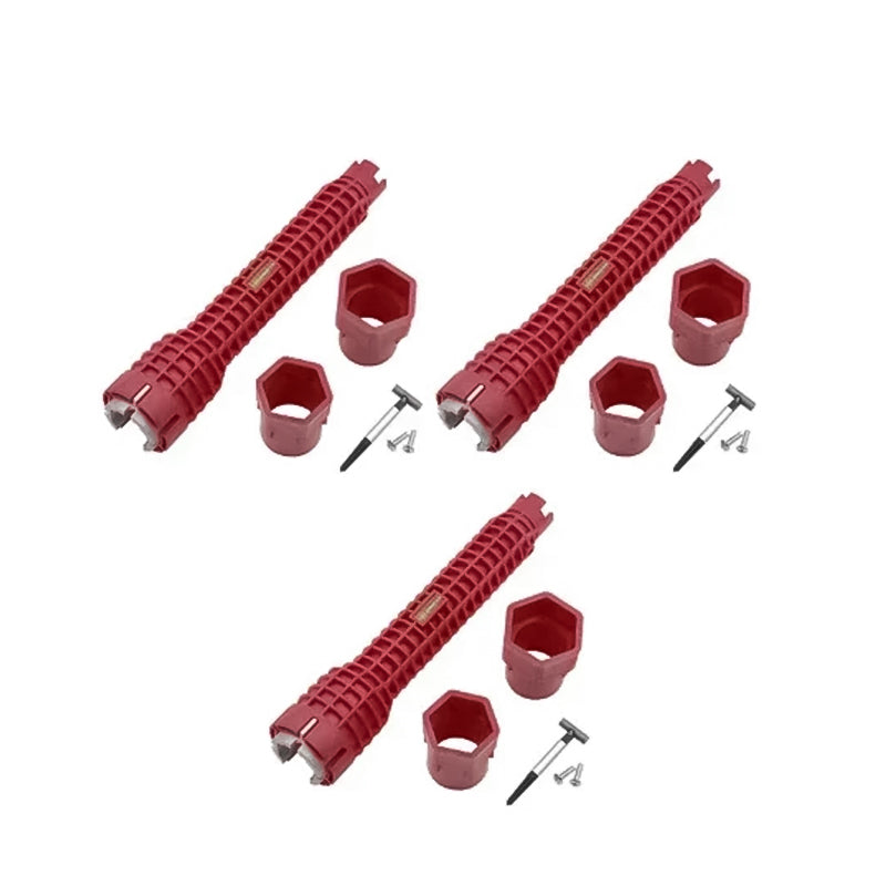 8-in-1 Pesualtaan vesiputkiavain