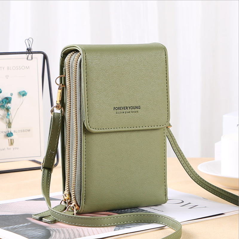 Crossbody kosketusnäyttö puhelinlaukku
