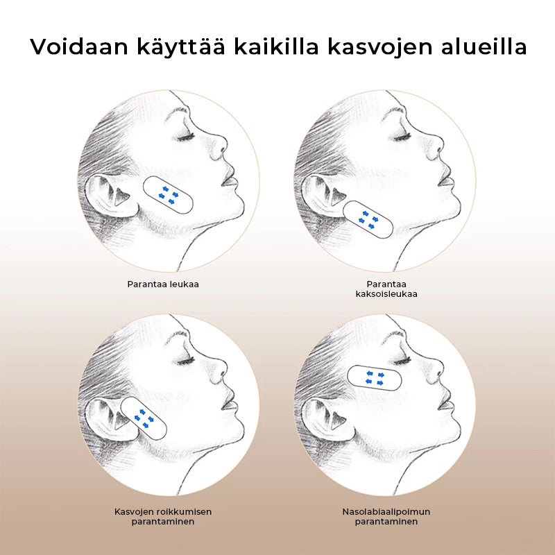 Näkymätön kasvojenkohotus teippi