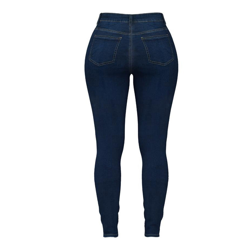 Korkeavyötäröiset Skinny Farkut