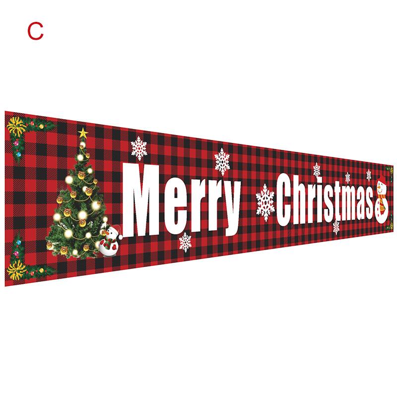"Merry Christmas" jättibanneri