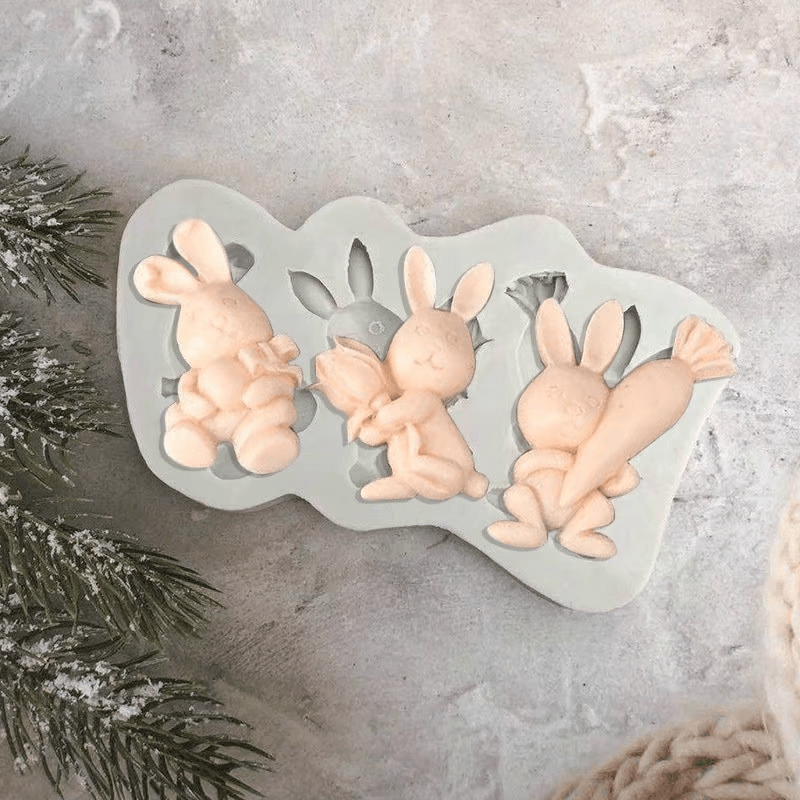 3D-pääsiäisleivonnaiset leivontatyökalut.