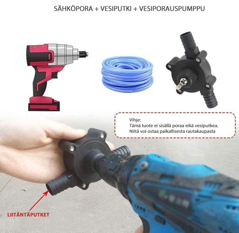 Porakonepumppu
