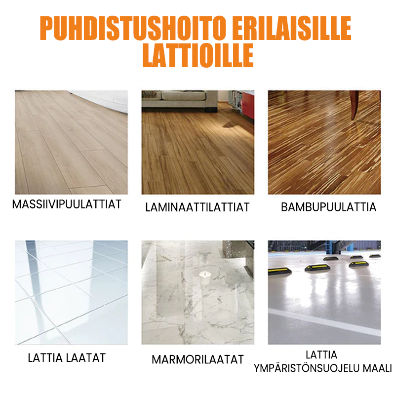 Tehokas lattianpuhdistusaine