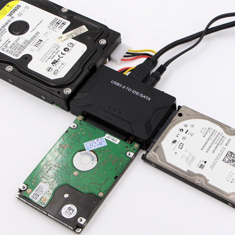 USB 3.0 ja IDE & SATA ulkoinen kiintolevy muunnin