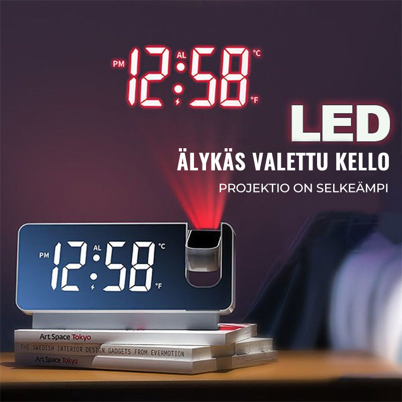 Älykäs digitaalinen projektiokello