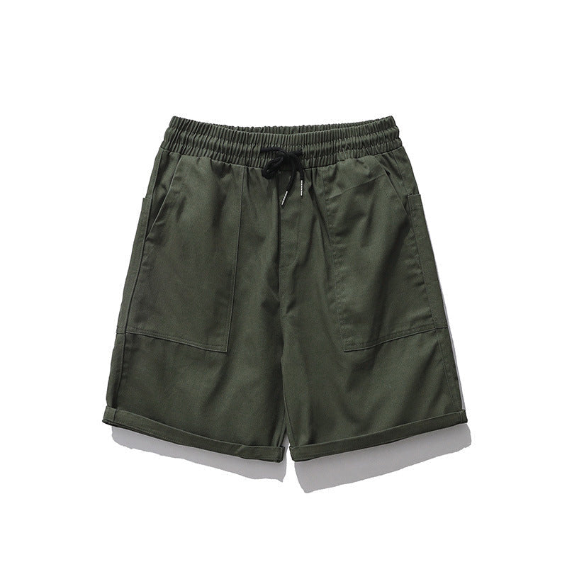 Miesten kevyet puuvillaiset cargo-shortsit