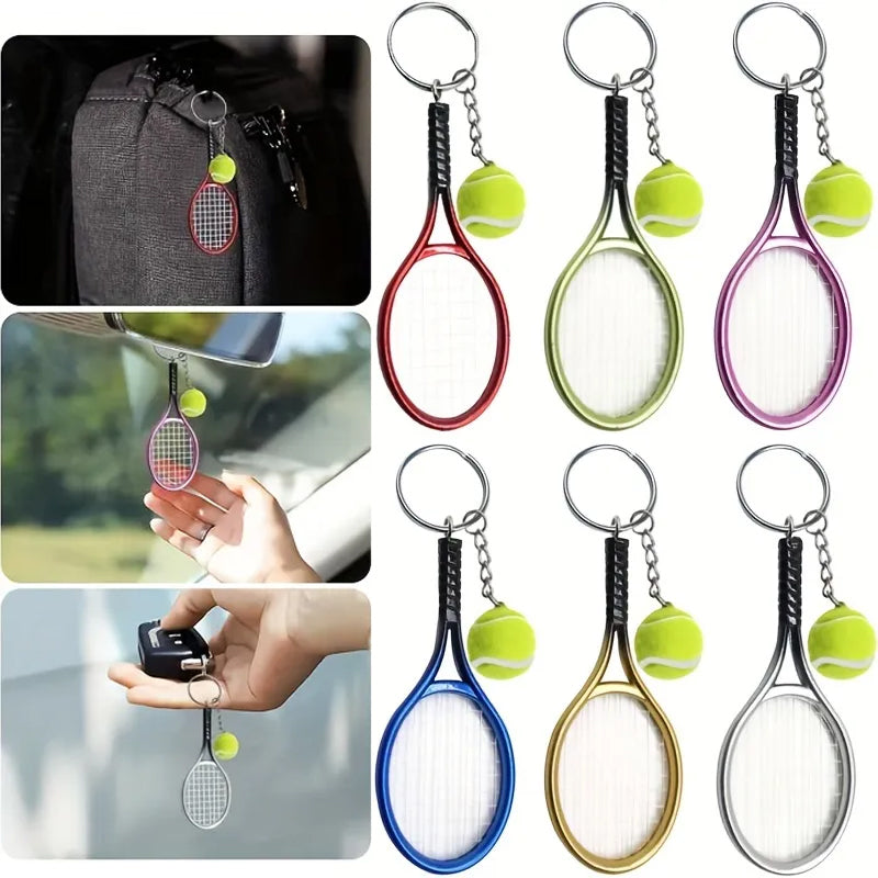 Mini tennismaila avaimenperä