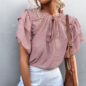 Naisten röyhelöhiha t-paita