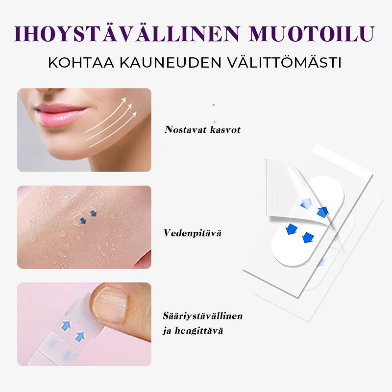 Näkymätön kasvojenkohotus teippi