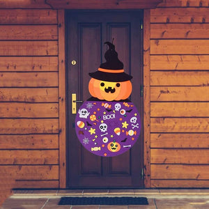 Halloween tee-se-itse lasten huopakäsityö