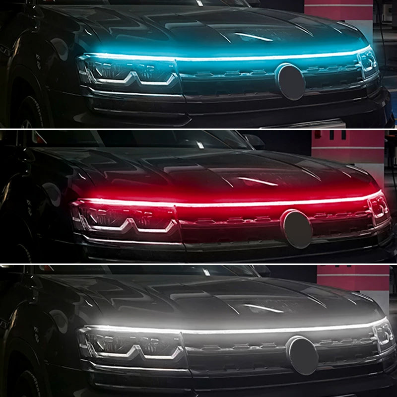 Auton LED-nauhavalot