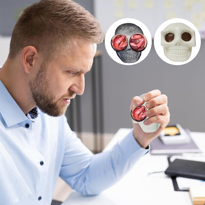 Pääkallo stressilpallo