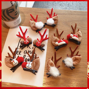 Jouluiset peuran sarvet hiusklipsit