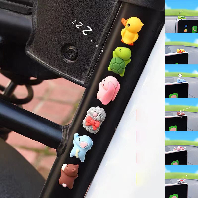 Söpöt figuriinikoristeet autoon