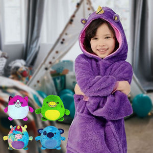 Jättikokoinen lasten lemmikkieläinhuppari