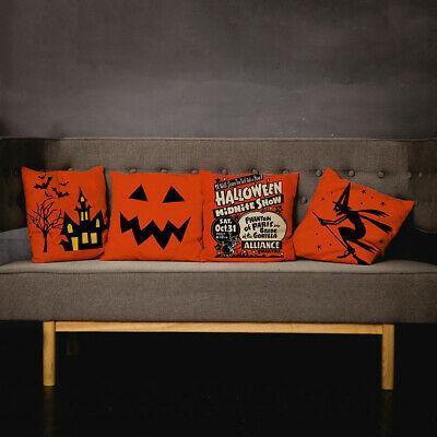 Halloween kurpitsa- koristeltu tyynynpäällinen