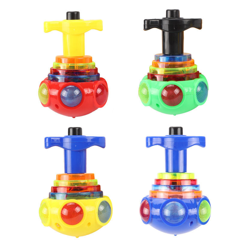 Musiikki vilkkuva Spinners lelu laukaisimella