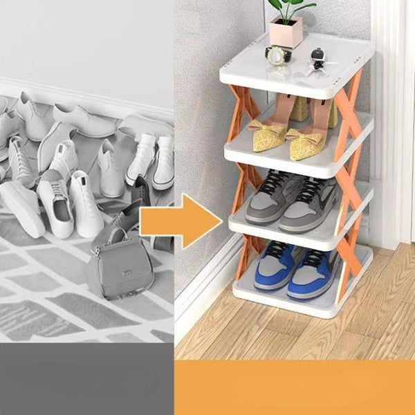 DIY yhdistelmä kenkäteline