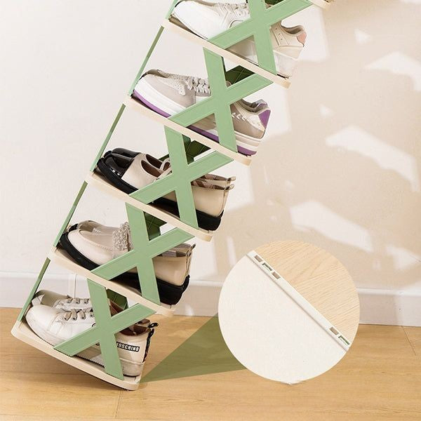 DIY yhdistelmä kenkäteline