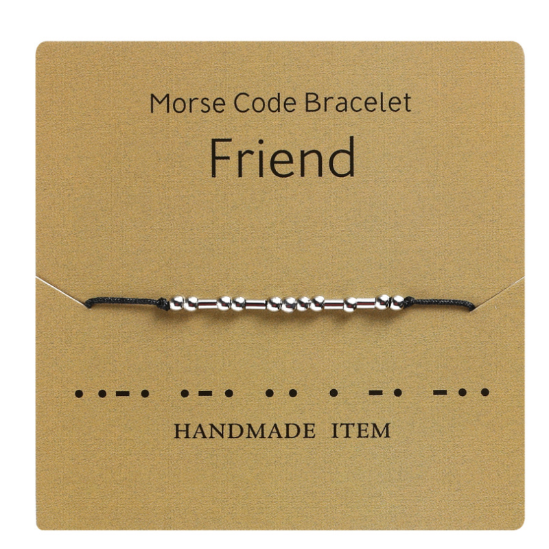 Morse koodi pari rannekoru