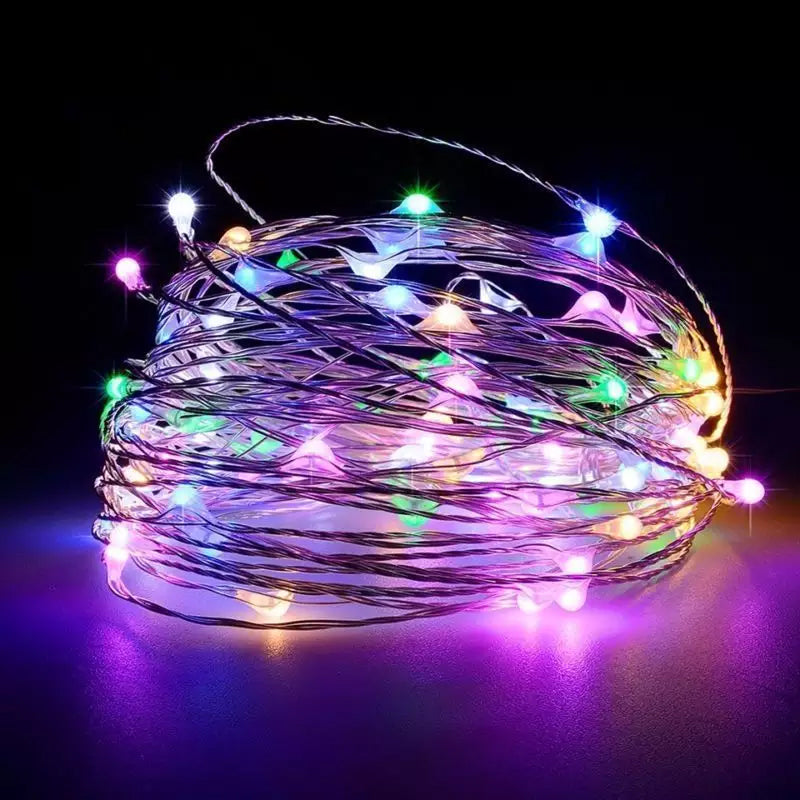 Kaukosäädettävä LED valolanka USB